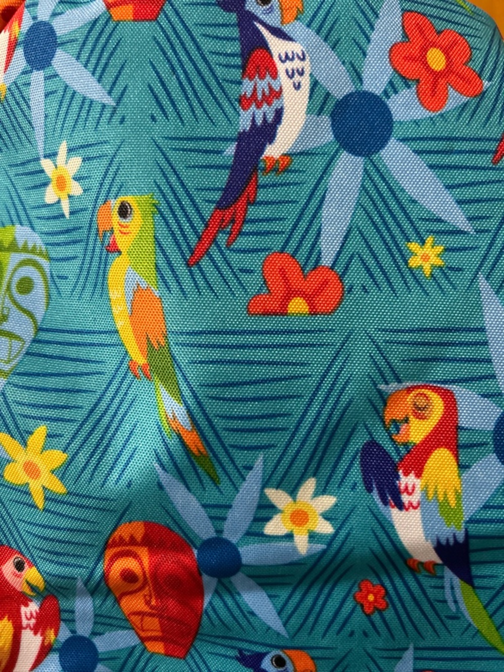 Disney tiki room Blue Tropical Parrot Backpack - Picture 2 of 7
